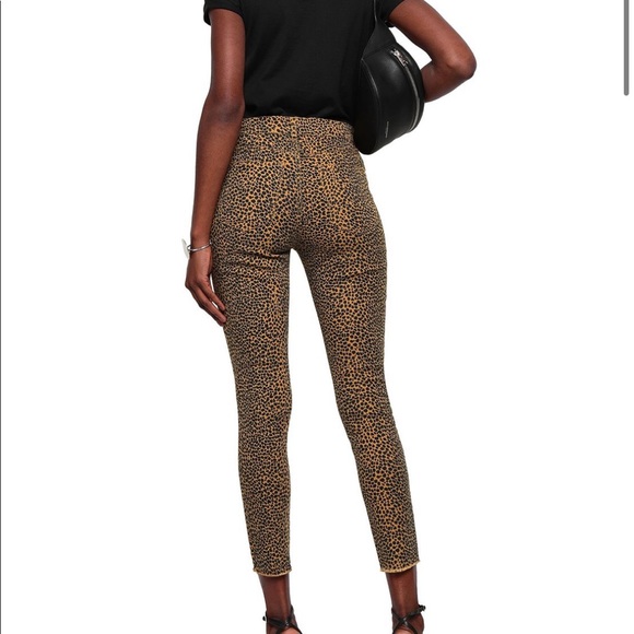 CURRENT/ELLIOTT Leopard Mid Rise Jeans NWT - Picture 2 of 5